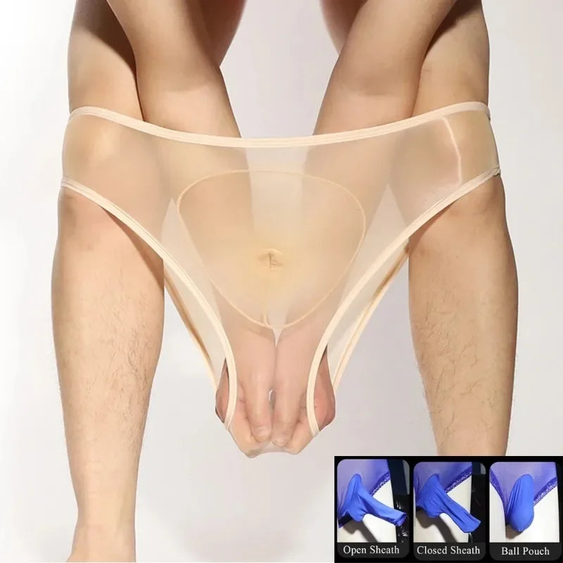Glossy Sheer Men’s Panties
