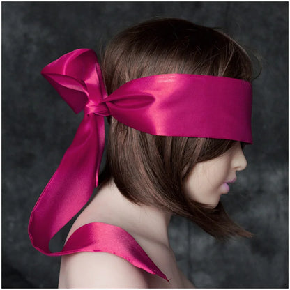 Satin Bondage Eye Mask & Restraint Set