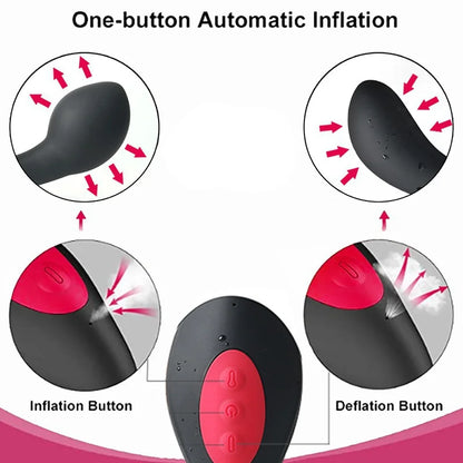 Inflatable Anal Vibrator