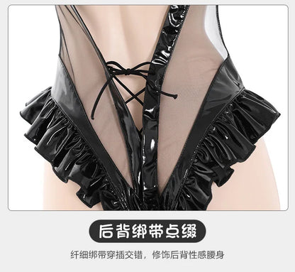 Leather Cat Woman Cosplay