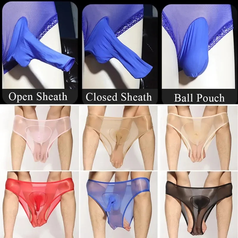 Glossy Sheer Men’s Panties