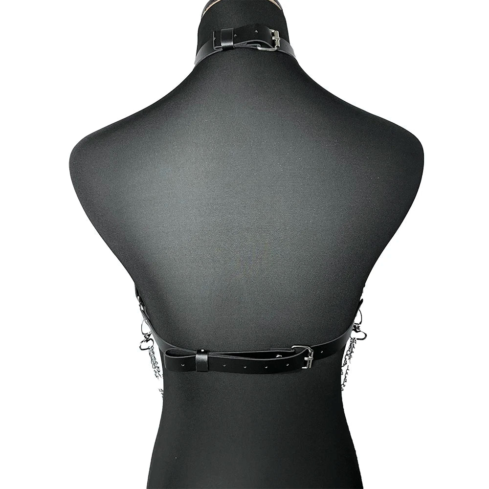 Sexy Leather Chest Harness