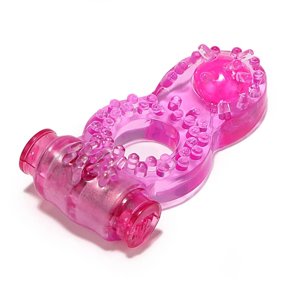 Crystal Butterfly Vibrating Cock Ring