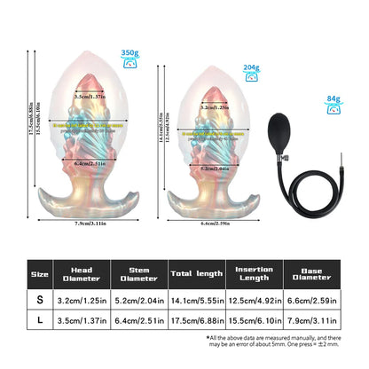Inflatable Anal Plug – BDSM & Prostate Massager for Men & Women