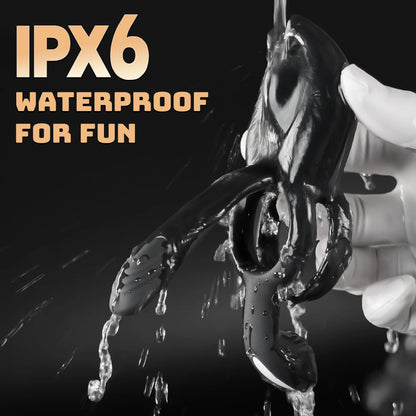 Kushor 4-in-1 Vibrating Cock Ring