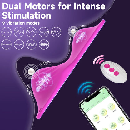 Butterfly Vibrator – Wearable Dual-Motor Pleasure