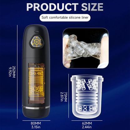 Luxe Emperor 2.0 – Automatic Telescopic & Rotating Masturbator