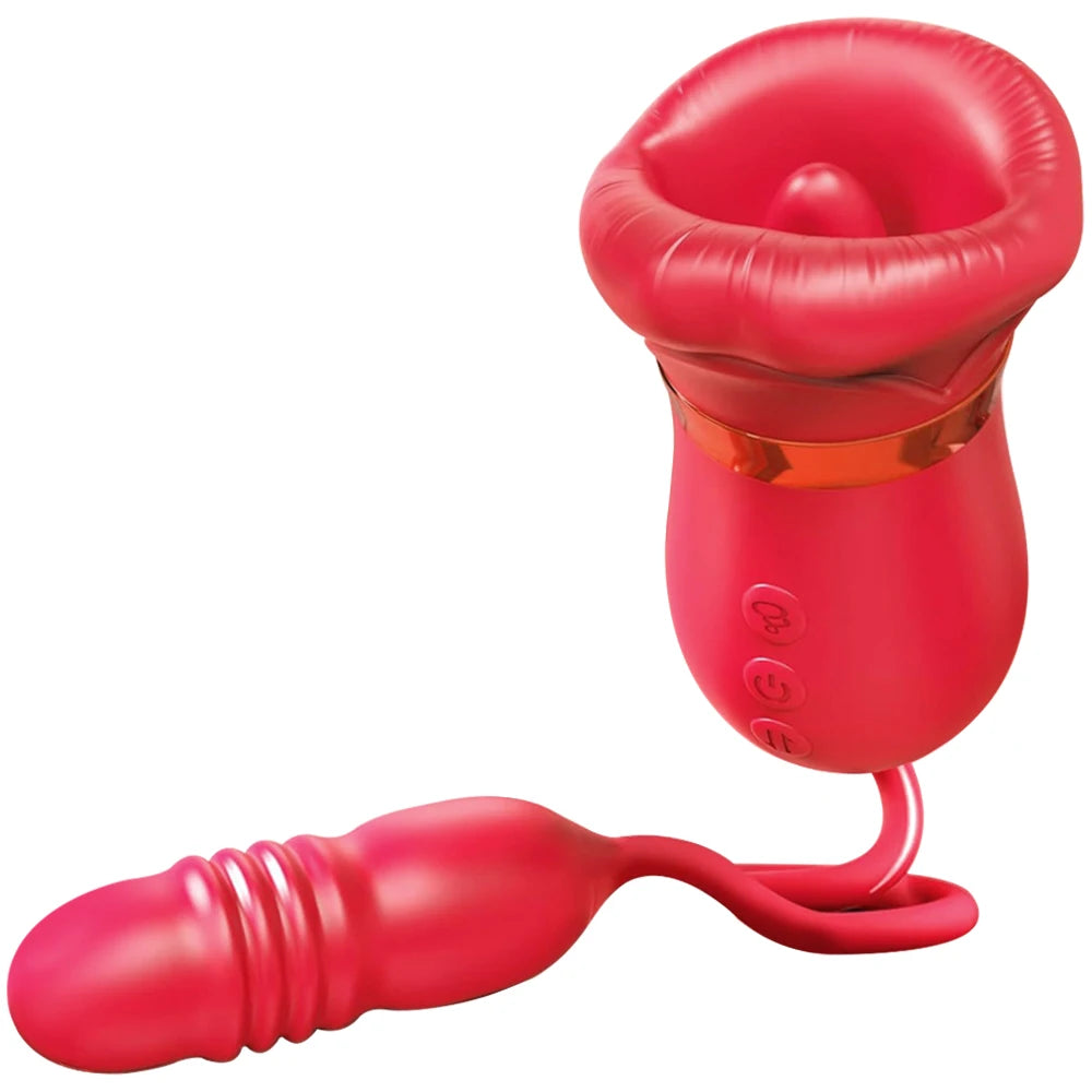 Luxe Bloom 4-in-1 App-Controlled Vibrator – Clitoral, Nipple & Anal Stimulation