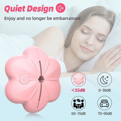 Rose Nipple Clamps Vibrator