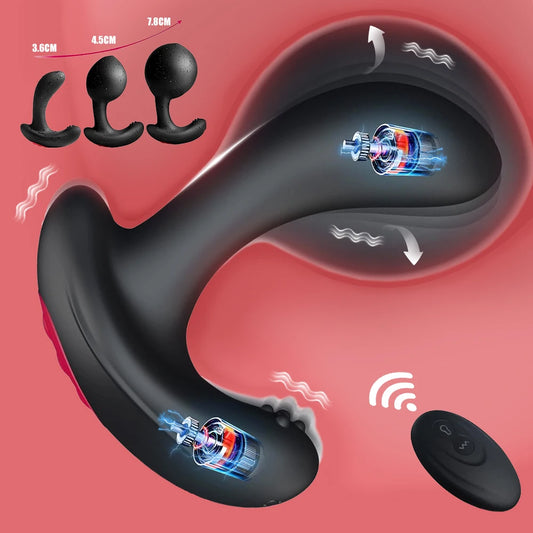 Inflatable Anal Vibrator