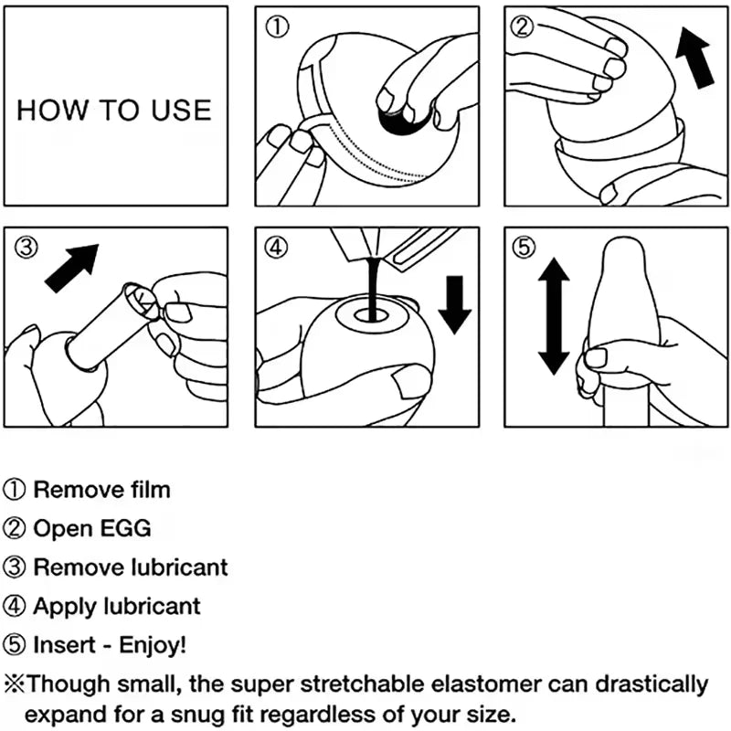 Silicone Masturbation Egg