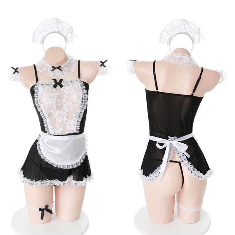 Japanese Maid Cosplay Set