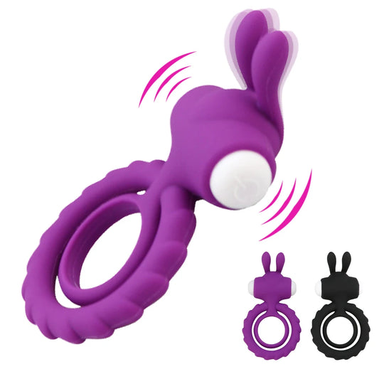 Luxe Pulse – Dual Vibrating Silicone Cock Ring