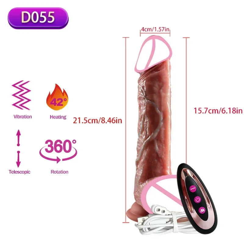 Realistic Dildo Vibration