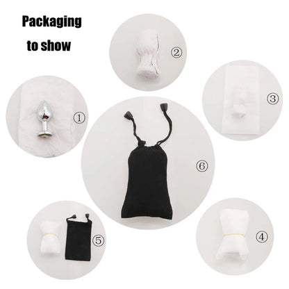 Metal Anal Plug Set – Adult Butt Toys for Couples & Solo Play