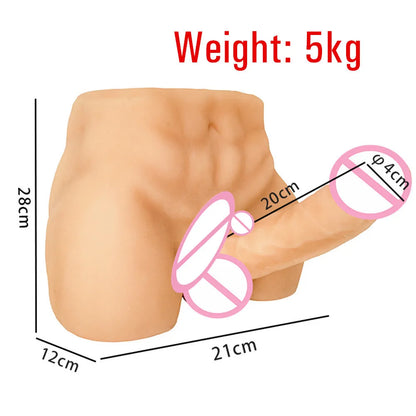 Realistic Muscular Male Torso Sex Doll