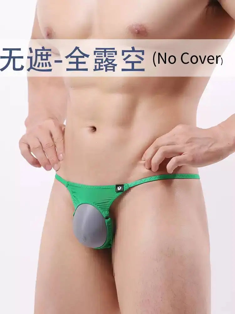 No-Cover Ice Silk Men’s Thongs