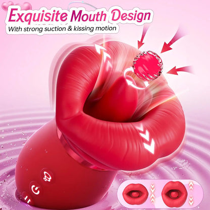 Luxe Bloom 4-in-1 App-Controlled Vibrator – Clitoral, Nipple & Anal Stimulation