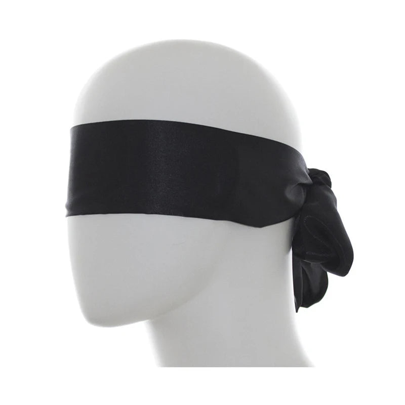 Satin Bondage Eye Mask & Restraint Set