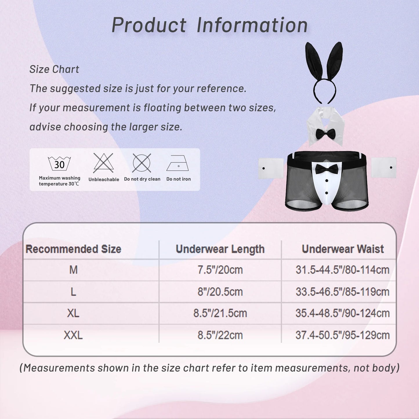 Men’s Bunny Lingerie Set