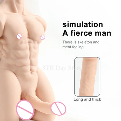 Realistic Muscular Male Torso Sex Doll