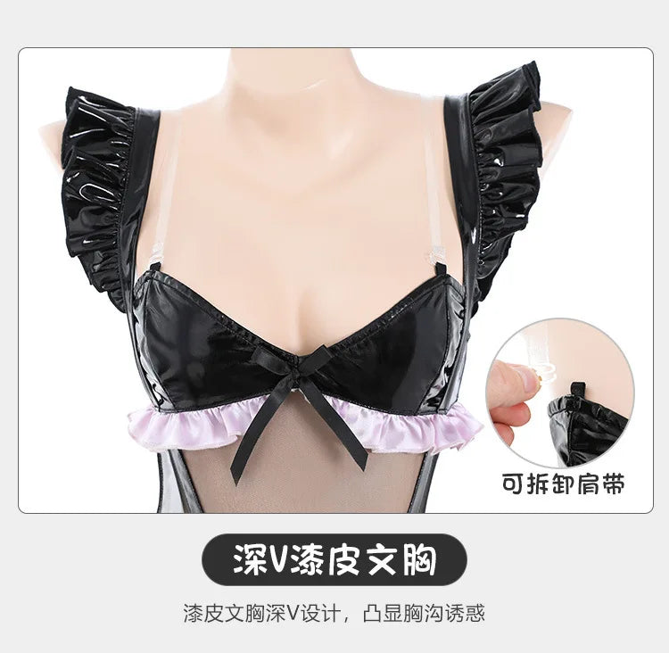 Leather Cat Woman Cosplay