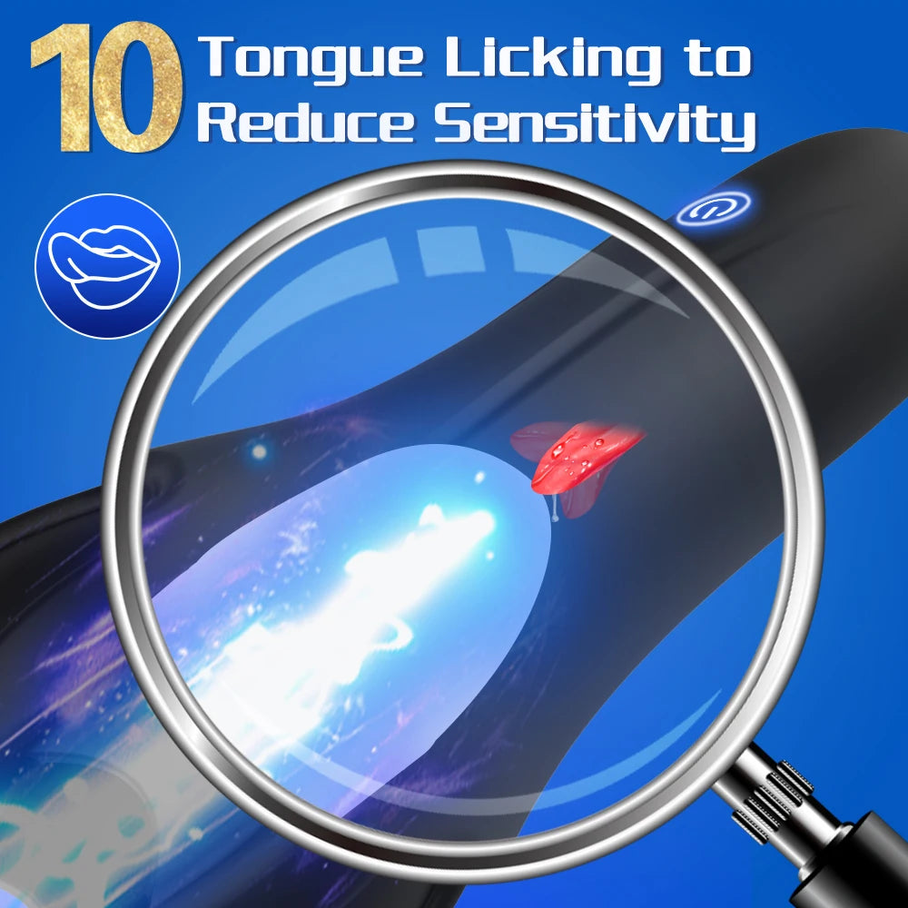 Vibrating Tongue Blowjob Masturbator