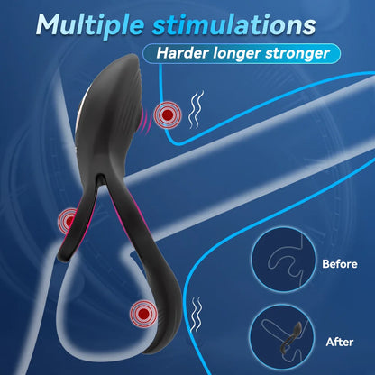 Double Vibrating Penis Ring