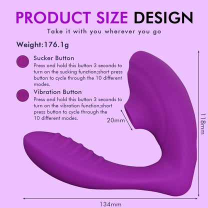 Clitoral Sucking Vibrator – Double Orgasm Smart Pleasure Toy