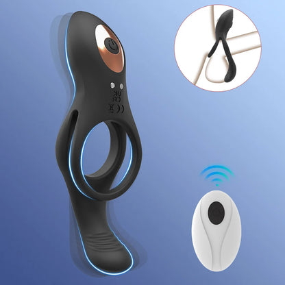 Double Vibrating Penis Ring