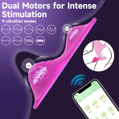 Butterfly Vibrator – Wearable Dual-Motor Pleasure