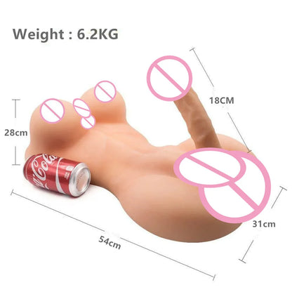 Realistic Muscular Male Torso Sex Doll