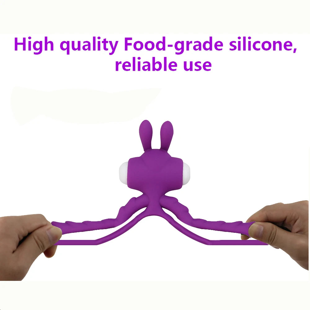 Luxe Pulse – Dual Vibrating Silicone Cock Ring