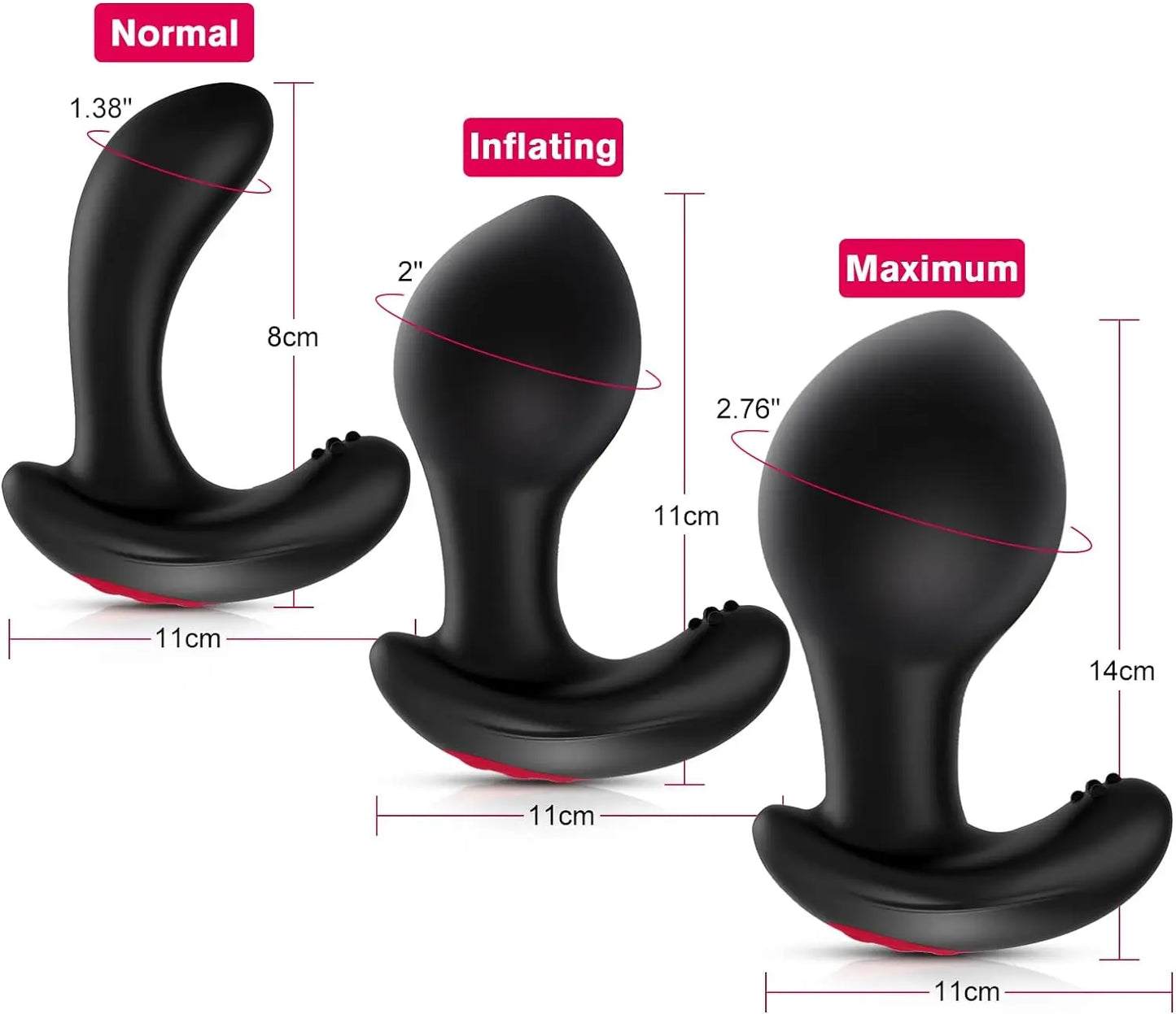 Inflatable Anal Vibrator