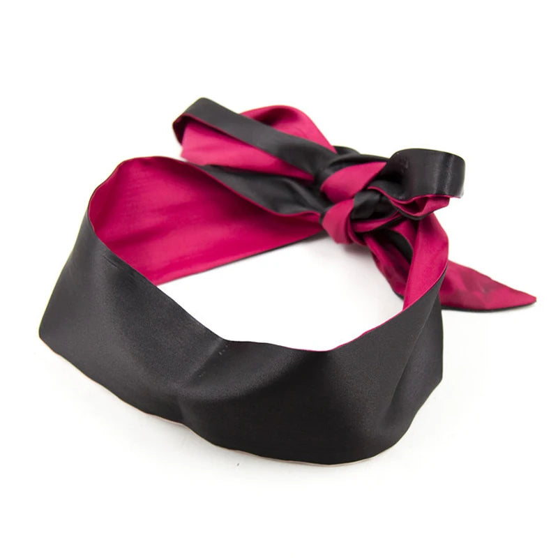 Satin Bondage Eye Mask & Restraint Set
