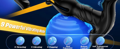 Multi-Functional Prostate Massager & Anal Plug