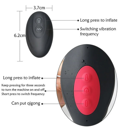 Inflatable Anal Vibrator