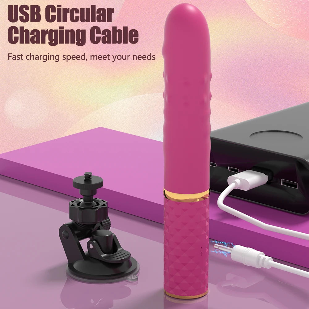 Luxe Bloom – Beginner Telescopic Dildo Vibrator