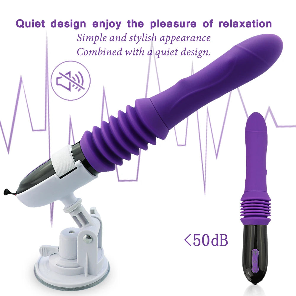 Automatic Telescopic Vibrator Élégance – Real Motion Experience