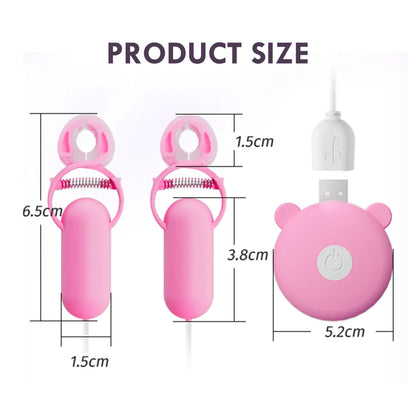Vibrating Nipple Clamps