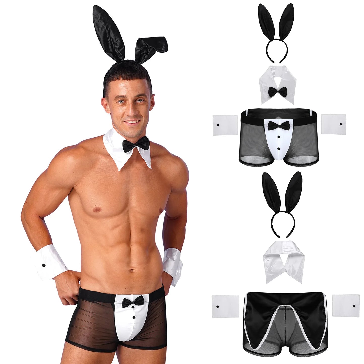 Men’s Bunny Lingerie Set