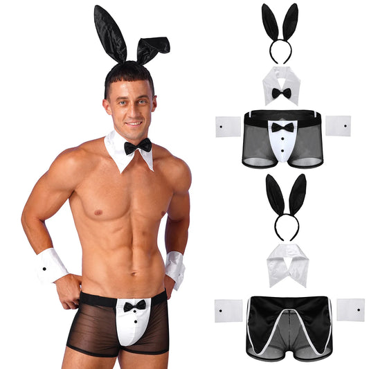 Men’s Bunny Lingerie Set
