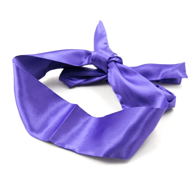 Satin Bondage Eye Mask & Restraint Set