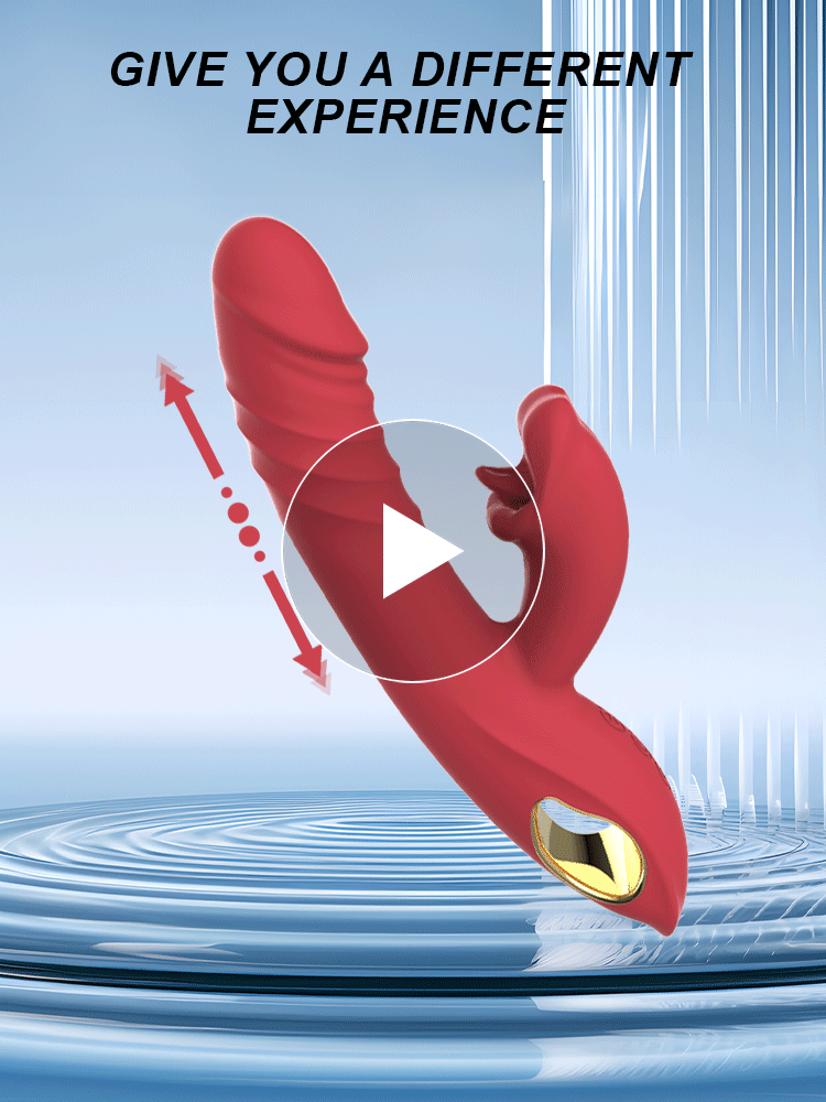 3-in-1 Thrusting Big Dildo Rabbit Vibrator
