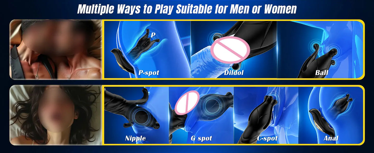 Multi-Functional Prostate Massager & Anal Plug