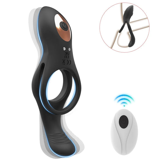 Double Vibrating Penis Ring