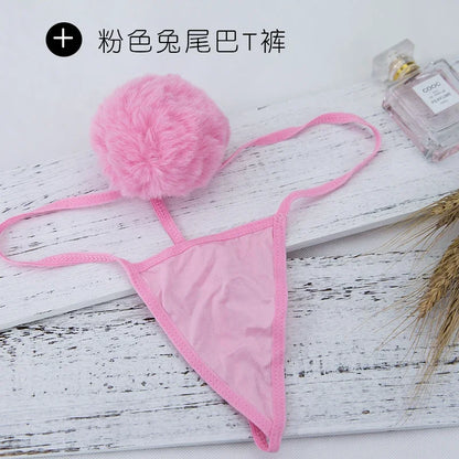 Cute Fox or Rabbit Tail Lingerie