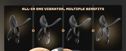 Kushor 4-in-1 Vibrating Cock Ring