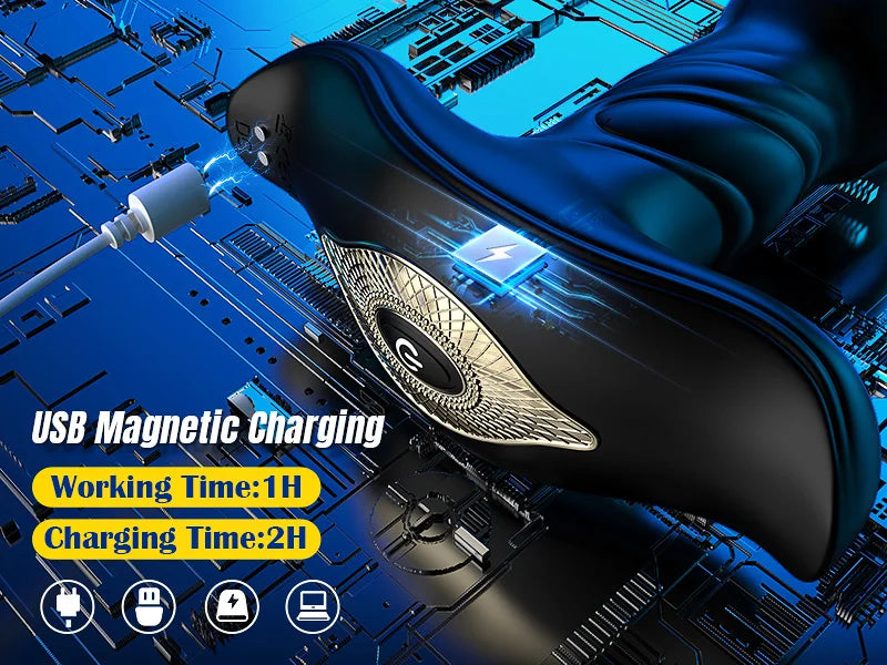 Multi-Functional Prostate Massager & Anal Plug