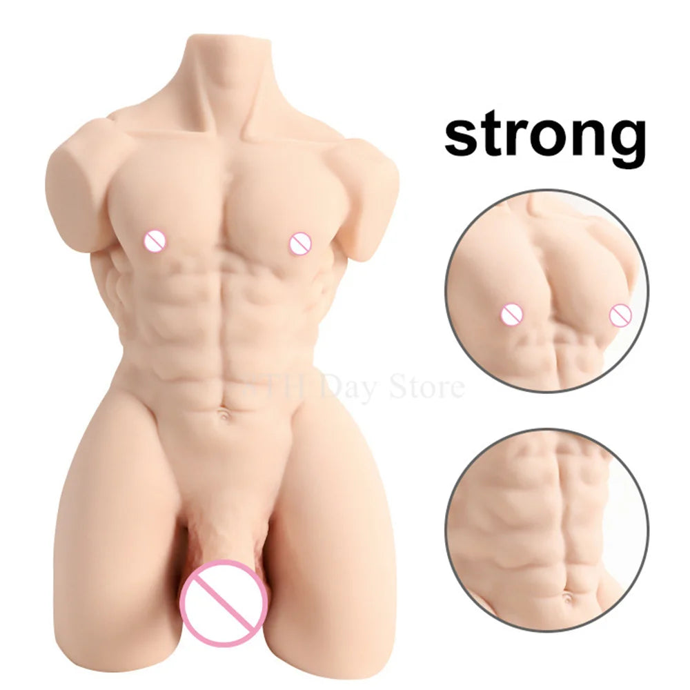 Realistic Muscular Male Torso Sex Doll